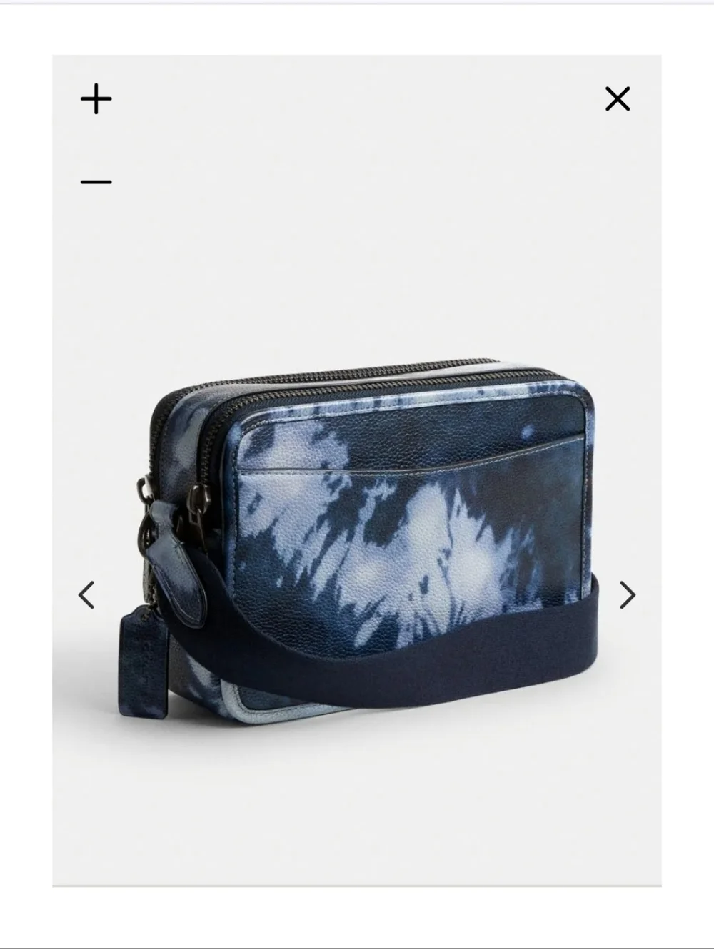 Coach Charter Crossbody Bag 24 in‎ Midnight Navy Tie-Dye.